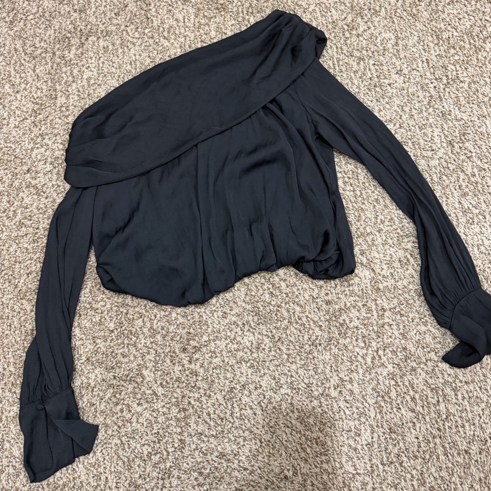 Free People Black one Off-shoulder Women's Top